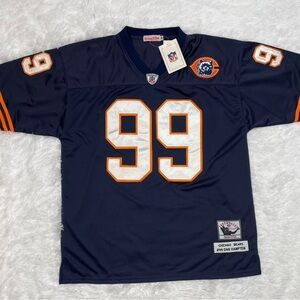 Mitchell & Ness Chicago Bears Hampton #99 NFL Jersey Mens Sz 56 Blue Embroidered